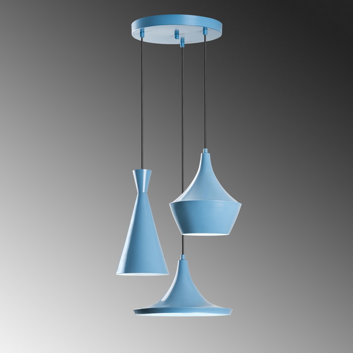 Opviq Lámpara de araña azul claro con altura ajustable Opviq Lámpara de araña azul claro con altura ajustable